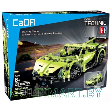 Конструктор CaDa C51007W Technic Спортивная машина